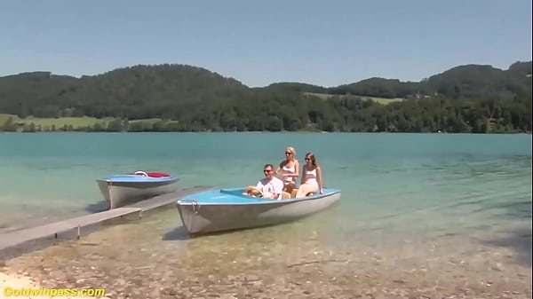 German Beach Gangbang: A Wild Public Orgy