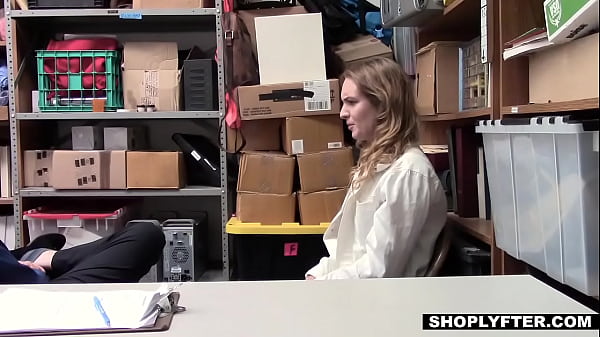 Fiery-haired Vixen Gets Pounded On The Desk By A Hardboiled Dick