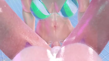 Hungry Mouth Devours Animated Futanari Cock
