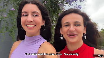 Naughty Neighbors Beg For Public Facials And Strut Their Stuff On A Cumwalk