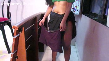 Lustful Lily Dressed As A Seductive Indian Housemaid