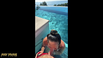 Naked Blowjob At Costa Rica’s Infinity Pool
