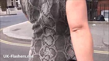 Busty Blonde Ashley Riders Flaunts It All In Risqué Outdoor Exhibition For Eager Voyeurs