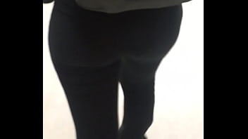 Juicy Latina Booty Stretching Those Leggings
