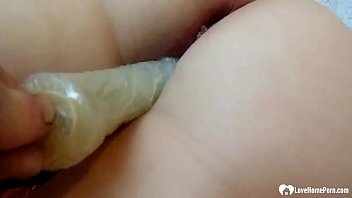 Fiery-haired Stepmom Gets A Toy Stuffed In Her Dripping Slit