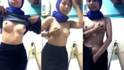 Jilbab Empat Goyang Hot Lagi Ngehits Di Tiktok