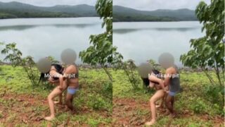 Pasangan Tak Tahu Malu Monika-arpit Nikmati Bercinta Liar Di Alam Terbuka India