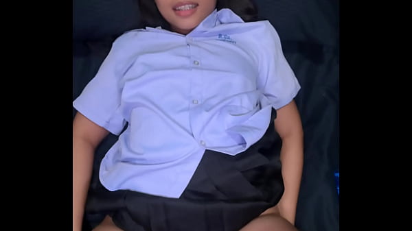 Schoolgirl Slut Gets Railed In Her Uniform By A White Stranger And Takes His Load On Her Face