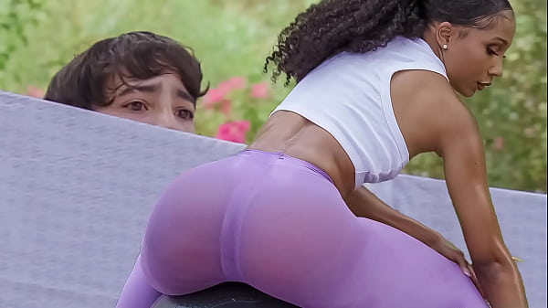 Peeping On The Fit Milf Next Door: A Young Man’s Forbidden Workout Fantasy