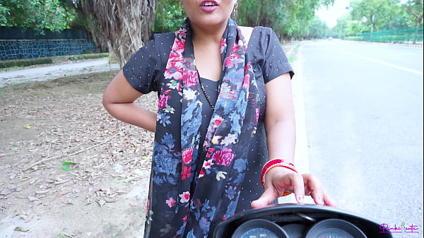 Desi Bhabhi Whore Takes A Rough Doggy-style Fucking From A Client On The Street With Hindi Moans