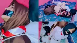 Gadis Berhijab Dibawa Paksa Usai Lepas Seragam Pramuka
