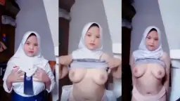 Vika Karina, Cewek Sma Berhijab Dengan Tubuh Seksi Dan Montok
