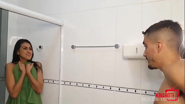 Caught In The Shower And Ended Up Choking On A Massive Cock