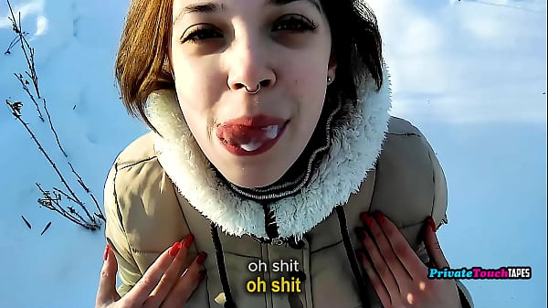 Step-sister’s Wild Russian Mouth In The Open Air Drives Me Crazy