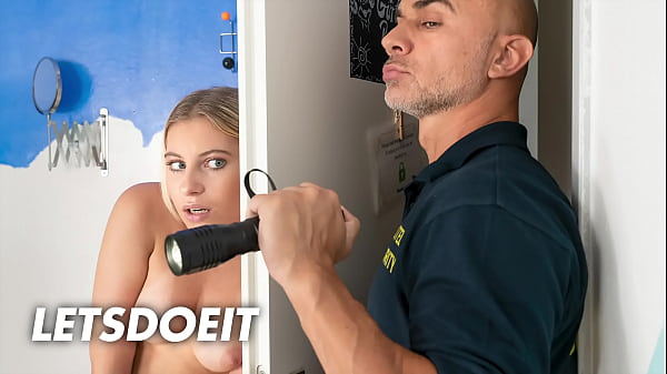 Horny Hostel Slut: Lilly Bella Gets Pounded By Big-dicked Security Guard Christian Clay Abroad