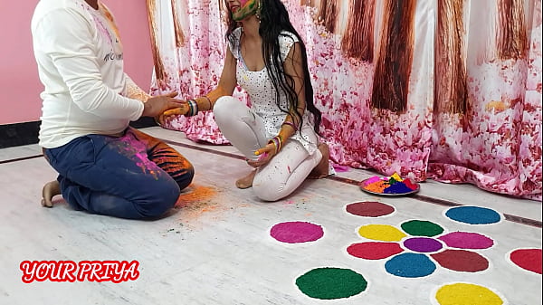 Indian Priya’s Holi Celebration: A Wet And Wild Encounter With Her Stepbrother