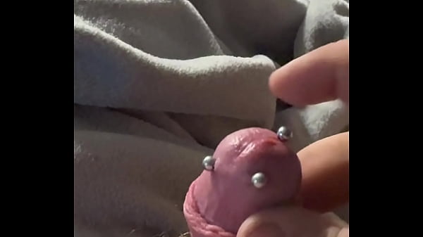 Solo Bdsm Man’s Massive Piercing Unleashes A Huge First Cumshot