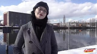 German Brunette Pawg In Glasses: Melli Venom’s Berlin Audition Fuck
