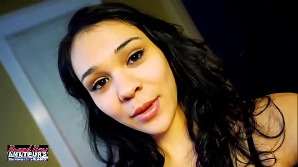 Slender Brunette Sabrina Gags On A Thick Cock And Gulps Down Every Last Drop