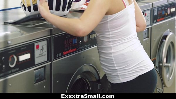 Tiny Teen Cali Hayes Gets Pounded Hard In The Laundromat