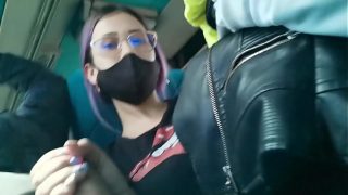 Lusty Latina Services Her Man With A Sloppy, Public Bus Blowjob On The Wild Ride From Bogota To Medellin