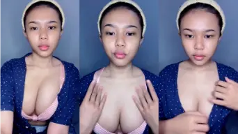 Marisaica Tumpahkan Susu Montok, Remasan Goyang Menggoda