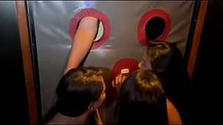 Four Naughty Sisters Head To A Swingers’ Pad For Bareback Glory Hole Action With Strangers, Ending In A Messy Facial Finish – Full Video On Red