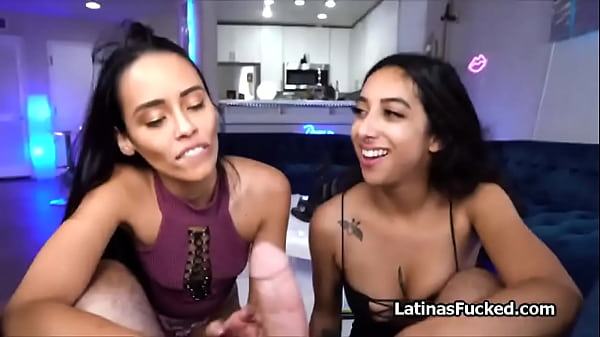Double The Latin Heat: A Steamy Threesome Captured On Camera