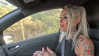 Tattooed Milf Slut Gets Pounded On The Beach