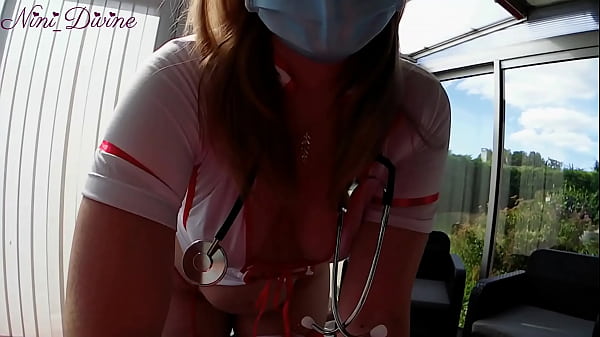 Drenching Nurse Nini’s Natural Tits And Massive Ass With A Hot Load!