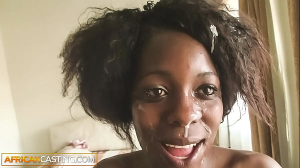 Rough Anal Casting With A White Agent Ends In A Black Beauty’s Facial Cumshot