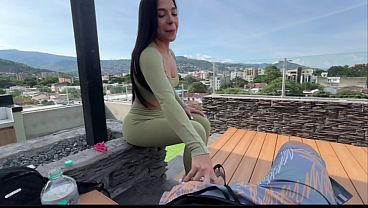 Almost Caught Screwing My Hot Neighbor On The Penthouse Rooftop
