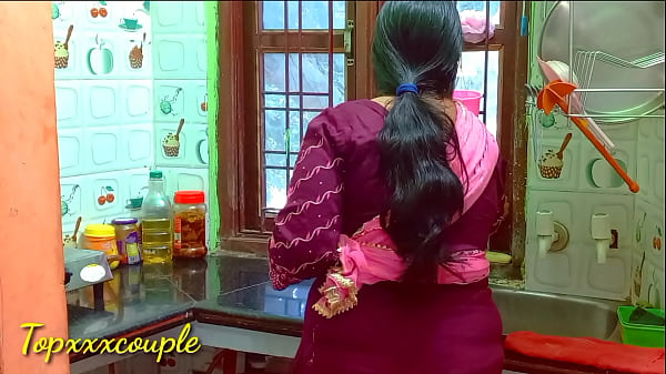 Sizzling Indian Maid Gets Ravaged On The Kitchen Counter