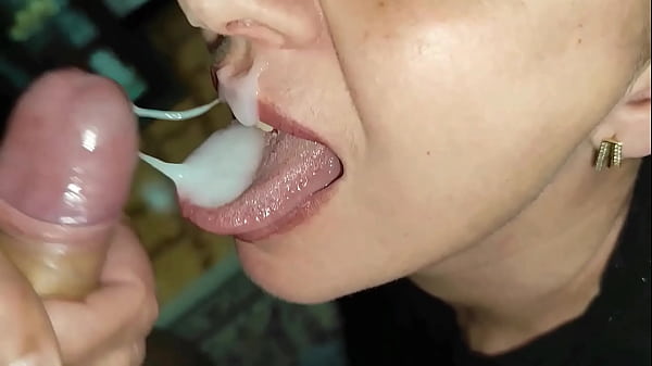 Sloppy Milf Gobbles Cum And Gets A Hot Facial