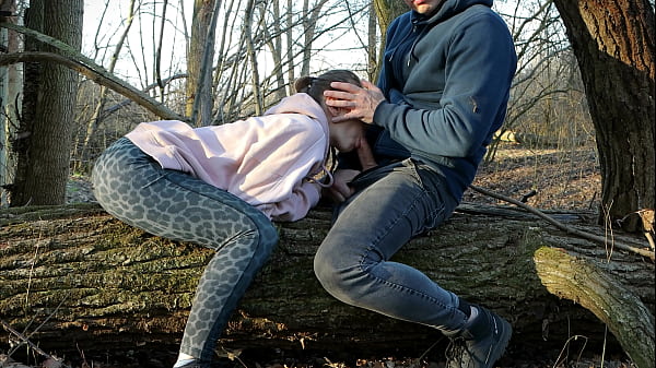 Fiery Ginger Slut Gags On Cock And Gets Pounded Rough In The Forest