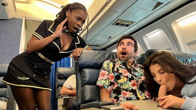 Mile-high Mile-high Club: Brazzers’ Jet-set Jizzers