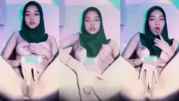 Sarah Cantik Hijab Besar Mainin Diri Sampai Puas