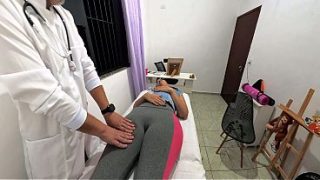 A Physician Disrobes His Patient And Climaxes Across Her Visage.