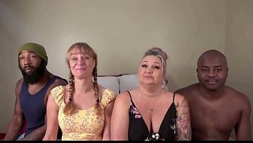Desperate Horny Amateurs—thick Big-titted Bbw Milfs—take It Deep In Their Tight Fat Asses, Getting Pounded Hard In Wild Swinger Bbc Action.