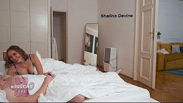 Stepdaughter Walks In On Stepmom Shalina Devine Getting Ravaged And Filled By Her Husband
