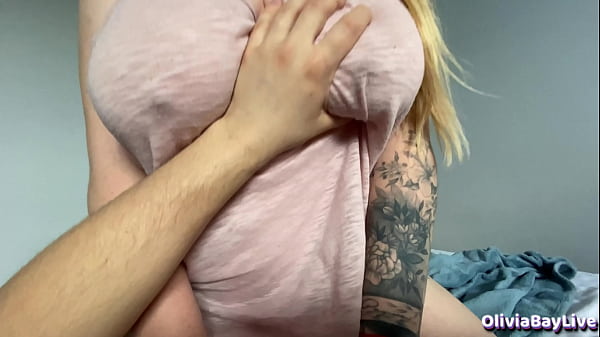 Step Brother Catches Step Sister Watching Porn, She’s Totally Down To Fuck – Olivia Bay