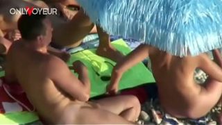 Swingers’ Shoreline: Uninhibited Orgy At A Nude Beach Encampment