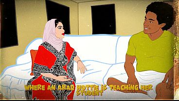 Voluptuous Arabian Tutor Shows Her Pupil A Few Seductive Lessons