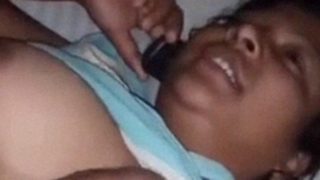 Big-titted Indian Hooker Chatting On Her Phone While Getting Fucked