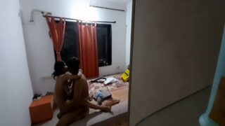 Indian Lovers Getting Hot And Heavy On The Edge Of The Mattress