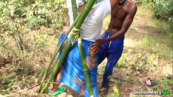 Hot Ebony Babe Bound In Bamboo, Getting Fucked Raw And Rough