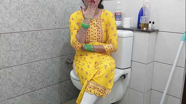 Indian Hot Step Mom Fucks Step Son Rough And Filthy In The Bathroom, Dirty Hindi Moans