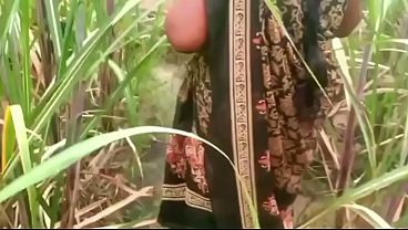 Mom And Stepson Fuck In The Village Outdoors
