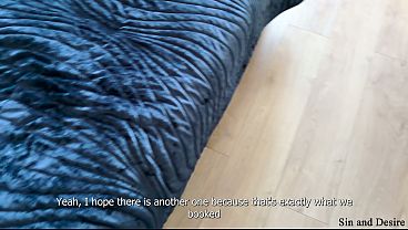 Arab Stepmom Compares Stepson’s Uncut Cock To Her Husband’s In A Shared Hotel Room, Saying It’s Bigger Than Your Father’s Dick
