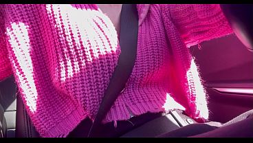 Get Ready For A Steamy Solo Car Ride With Artemisia Love, Flaunting Those Big, Juicy Tits In A Dirty Car Fetish Video